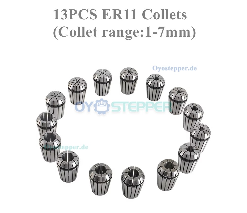 Handi luftgek&uuml;hltes CNC HF-Spindel-Set 800W ER11 110V/220V 24000U/min in quadratischer Bauform mit Frequenzumrichter